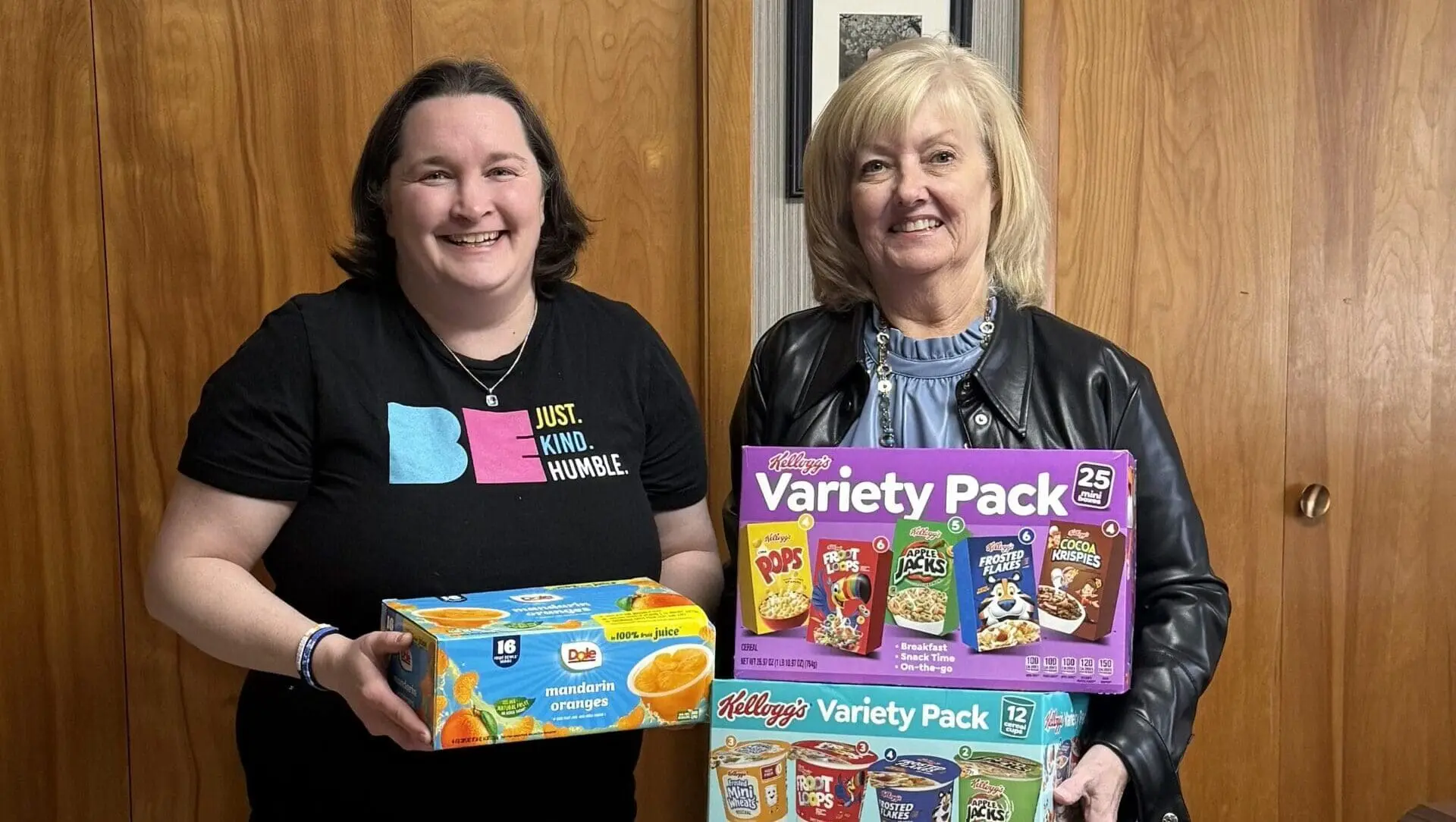 From left to right: Pastor Laura Todd and Phyllis Orlicek